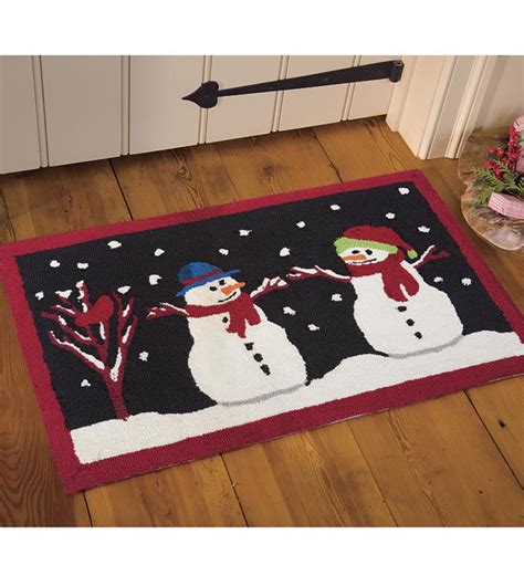 washable christmas rug